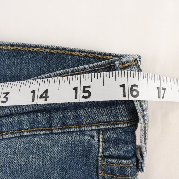 Levis 513 Jeans Mens 32x28 Blue Slim Straight Fit Stretch Denim Pants 98% Cotton - Picture 15 of 16